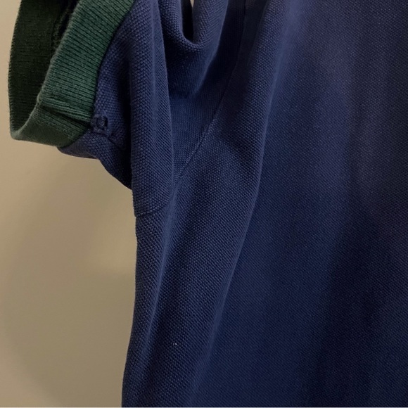 Ralph Lauren Men's Polo Shirt in Navy and Green Preppy Classic Casual School - Picture 8 of 8
